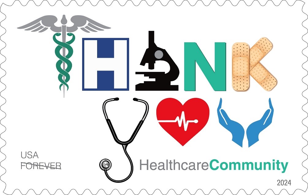 Thank You Healthcare Community Stamp