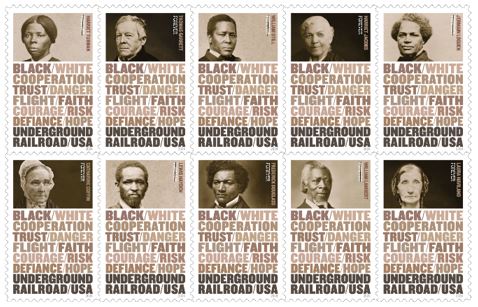 Underground Railroad stamps