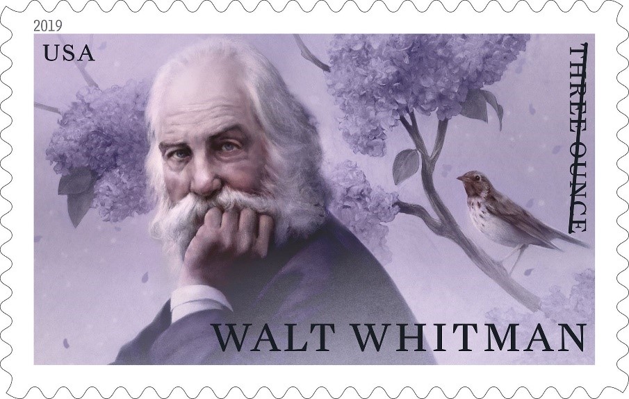 Walt Whitman 3oz stamp