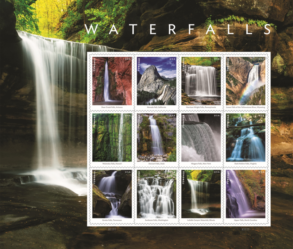 Postal Service To Issue Waterfall Stamps Newsroom