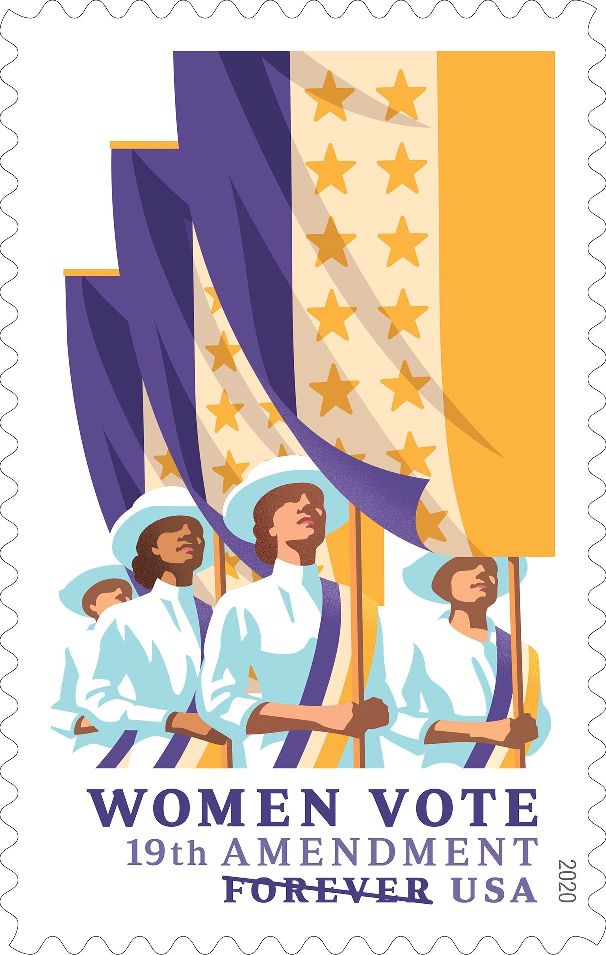 A new Forever stamp, 19th Amendment: Women Vote