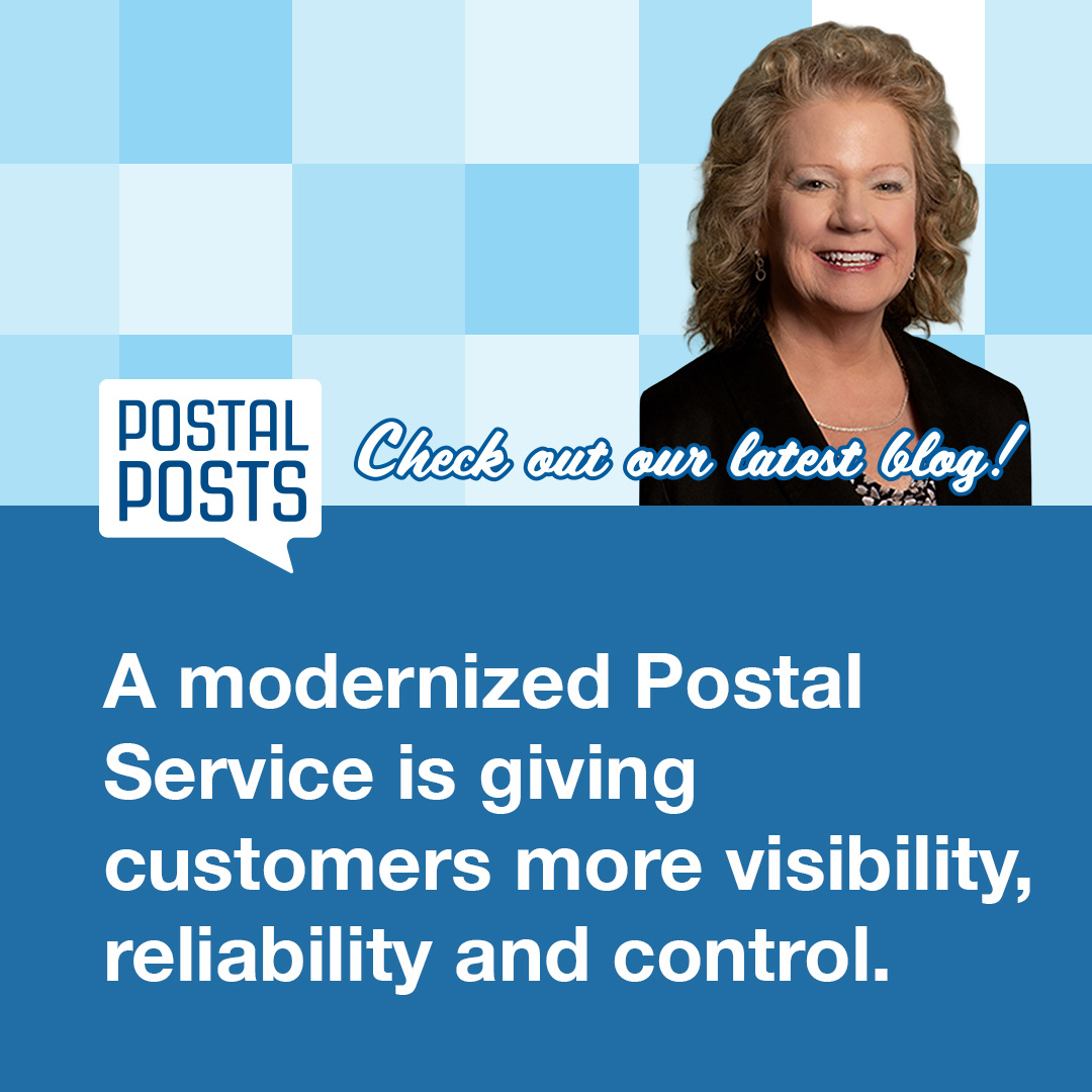 USPS latest blog post: Smarter Systems, Better Service