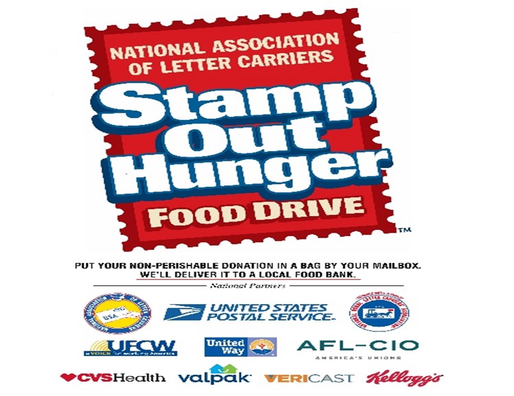 Stamp Out Hunger and Volunteer Organization logos