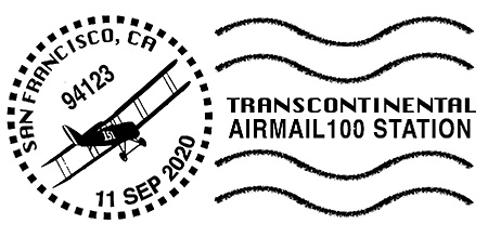 AirMail100 honors USPS transcontinental flight 