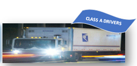 Tractor trailer operators class A drivers