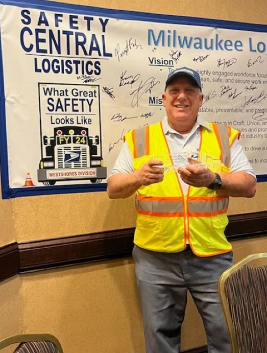 USPS Tractor Trailer Driver Earns The Million Mile Award