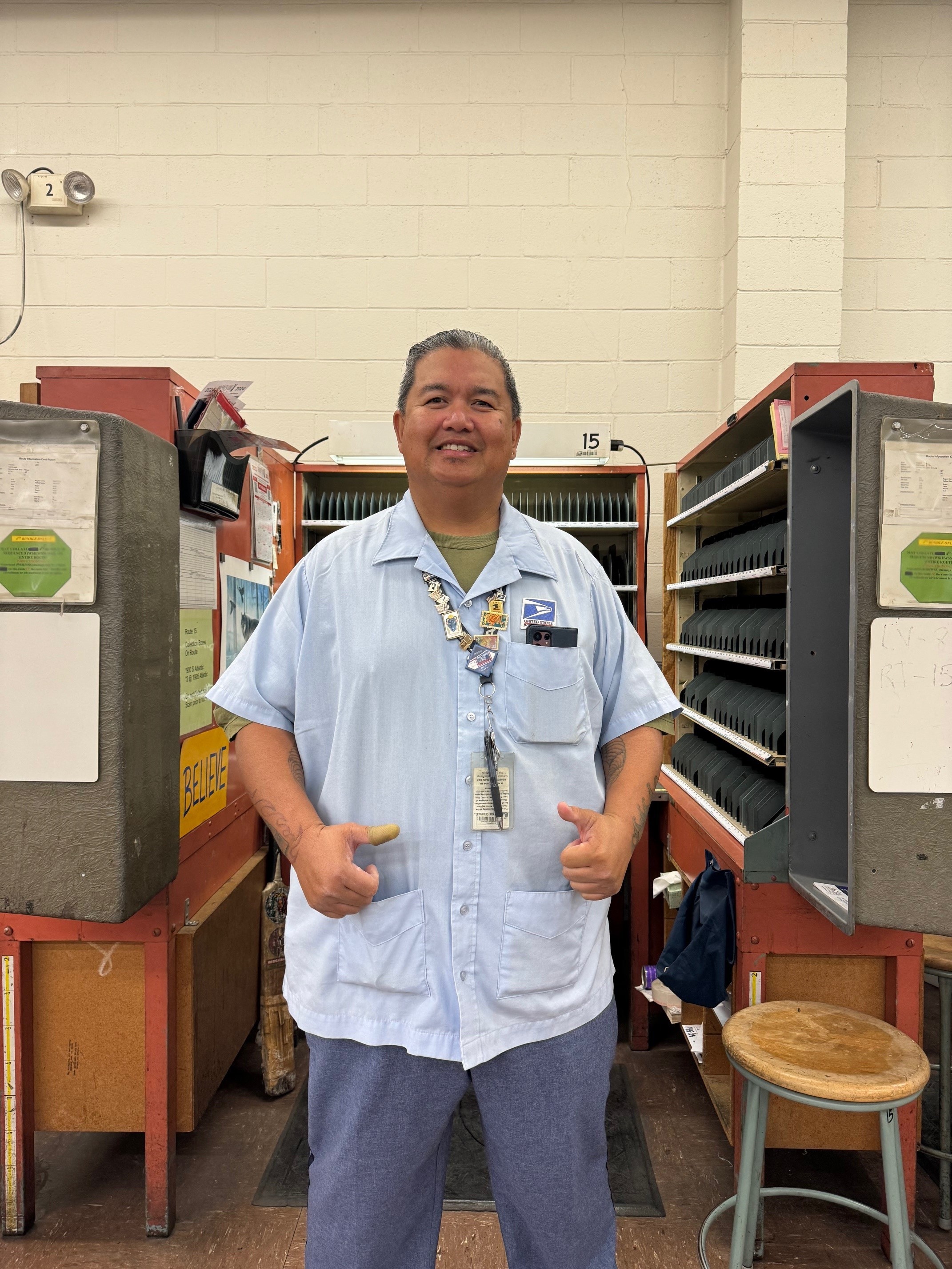 Postmaster General Award winner, Bryan Cocadiz