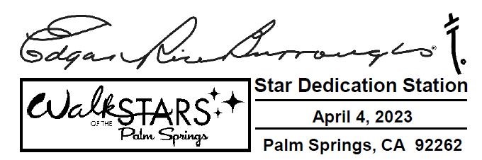 Edgar Rice Burroughs postmark