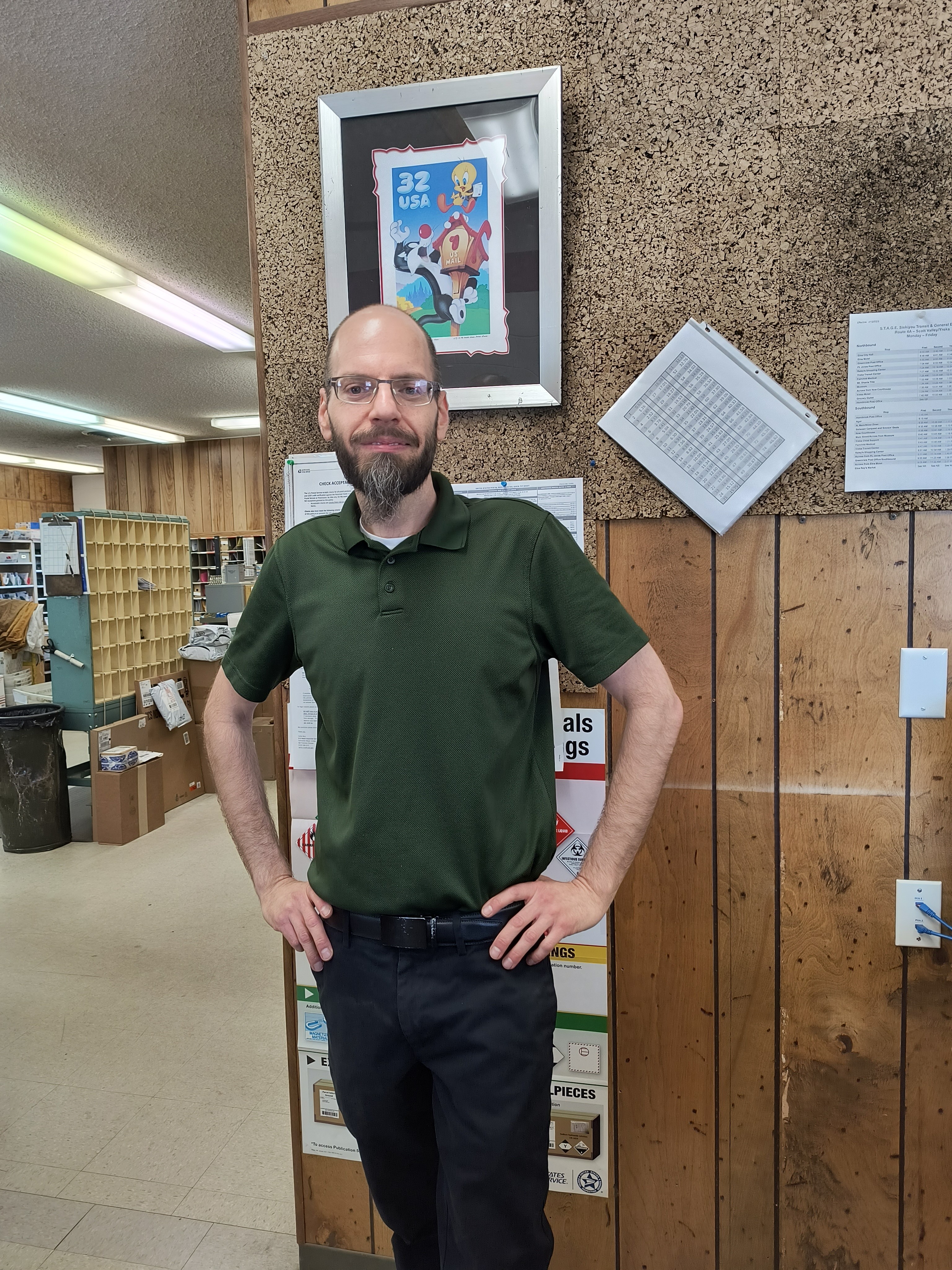 Fort Jones postmaster, John Pylant