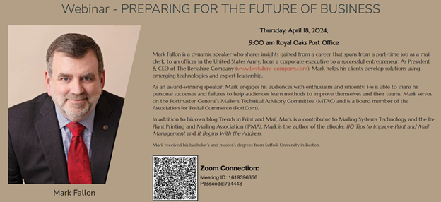 Northern California PCC webinar Preparing for Future Business featuring keynote speaker Mark Fallon.