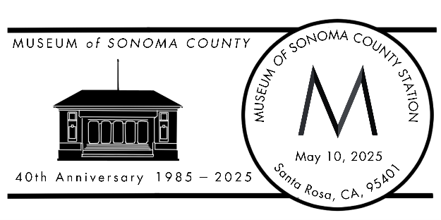 Museum of Sonoma County 40th Anniversary with special stamp cancellation