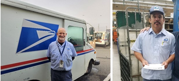 Two Eureka Post Office Letter Carriers