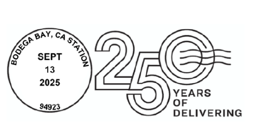 Bodega Bay postmark.