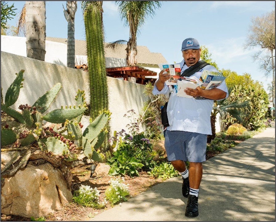 USPS mail carrier