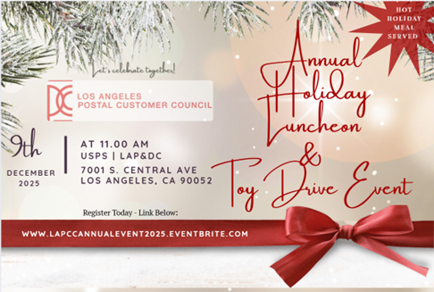 LA PCC Annual Holiday Luncheon & Toy Drive Event