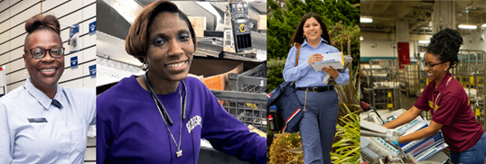 USPS employees collage