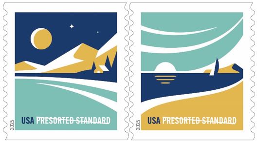 Iconic American Vistas Stamps