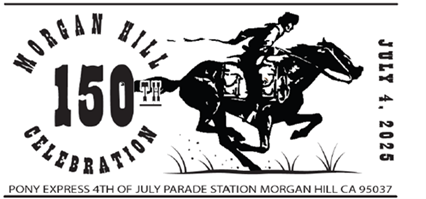 Morgan Hill Post Office Pony Express cancellation