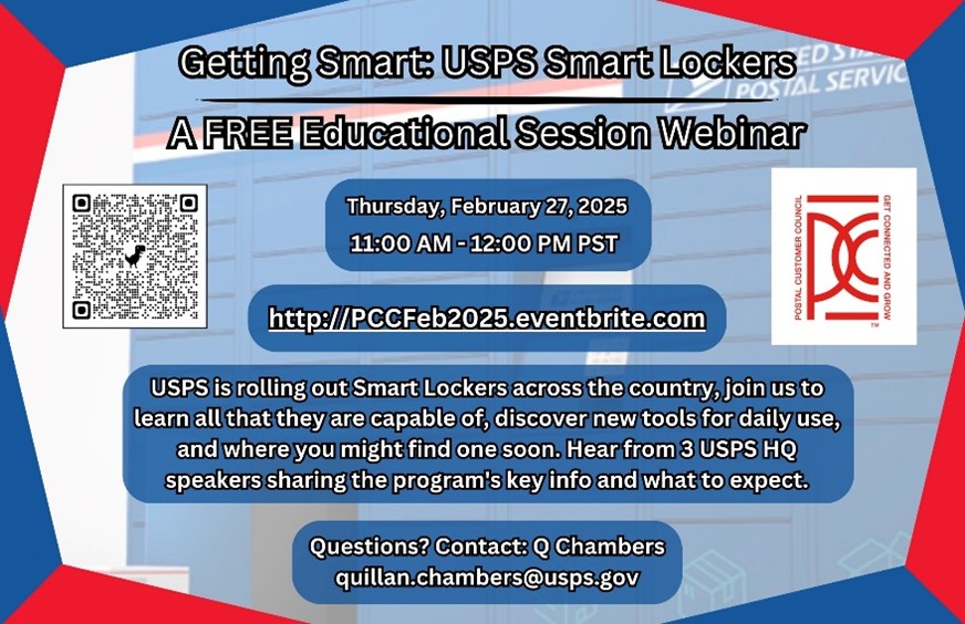 Sierra Coastal PCC - Getting Smart: USPS Smart Lockers announcement.