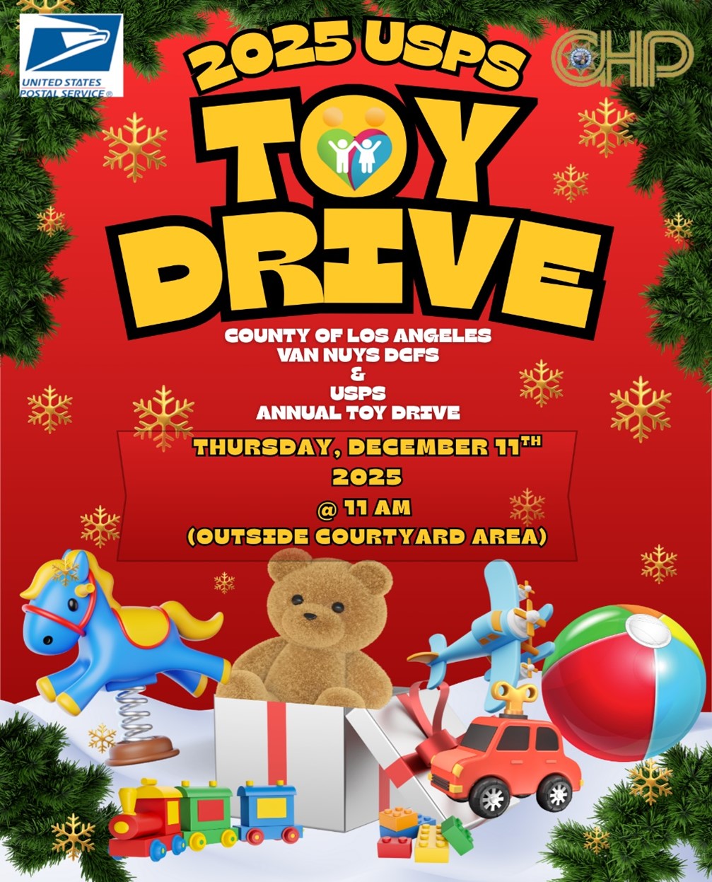 USPS Participates in Van Nuys Toy Drive with DCFS