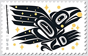 Raven Story stamp