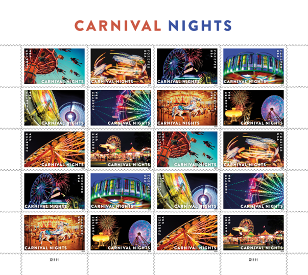 Carnival nights stamps