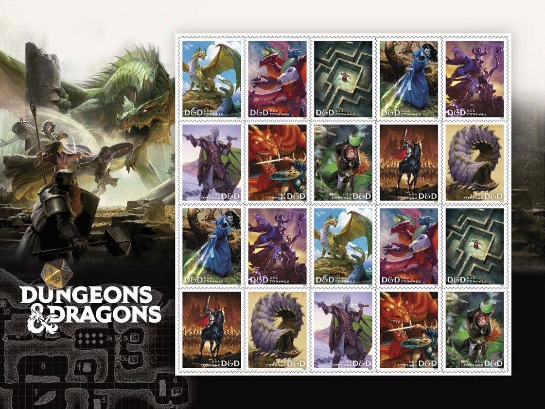 Dungeons and Dragons Stamps