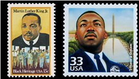 Martin Luther King Jr. stamps