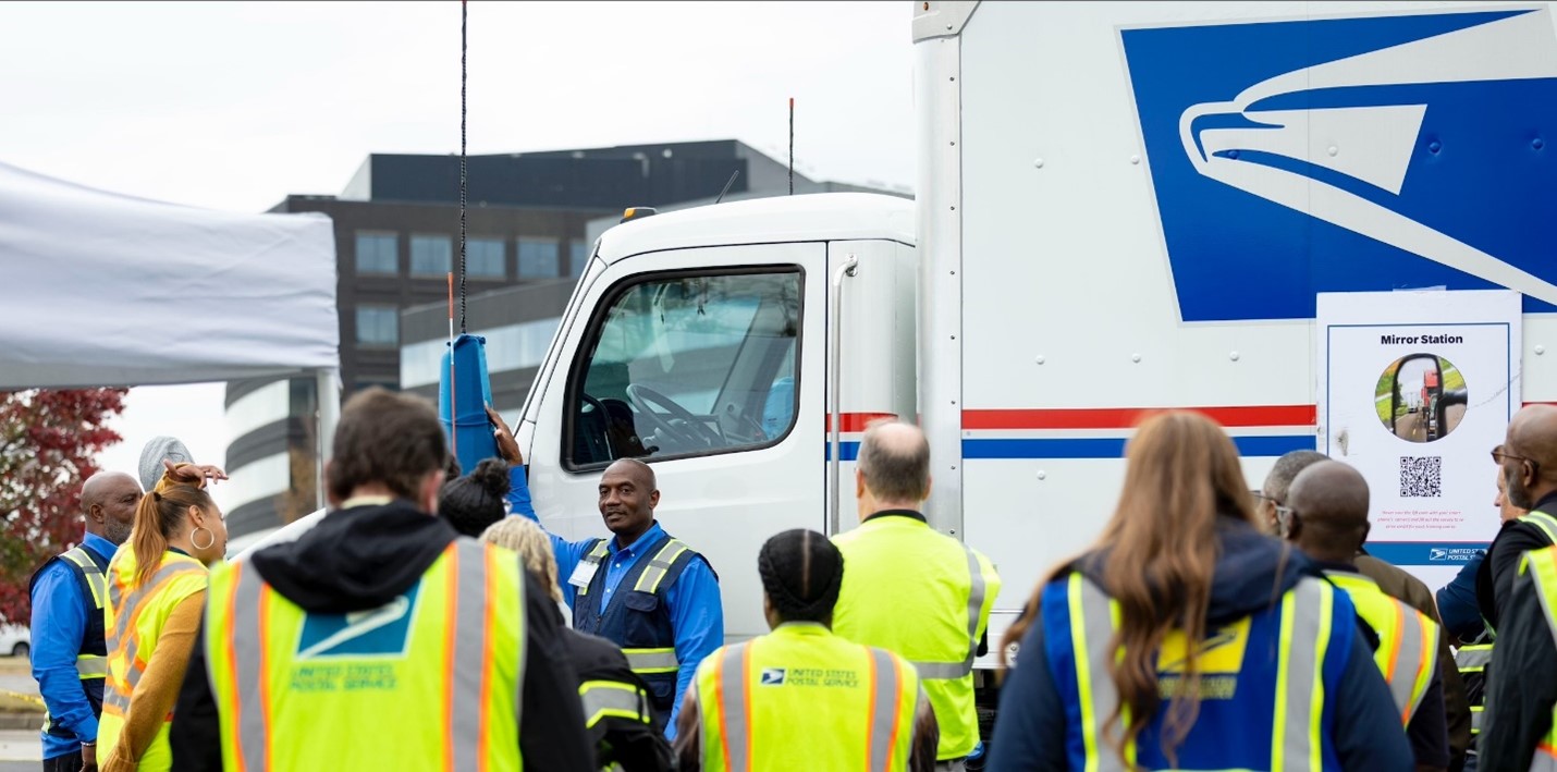 Postal Service Promotes Safe Driver Training at National Logistics