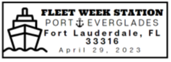 Fleet  Week Station April 29, 2023 pictorial postmarks