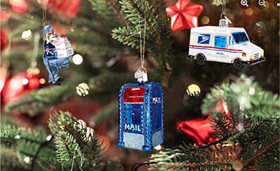 Holiday Shipping Christmas tree ornaments