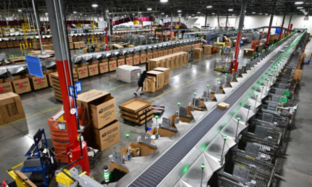 USPS Sorting Machines in action