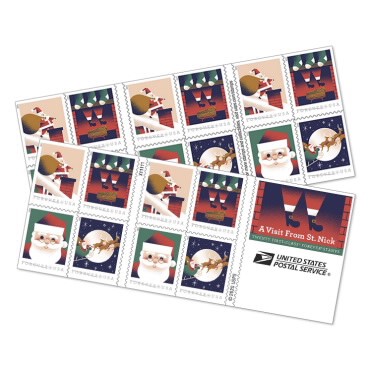 A Visit From St. Nick Stamps