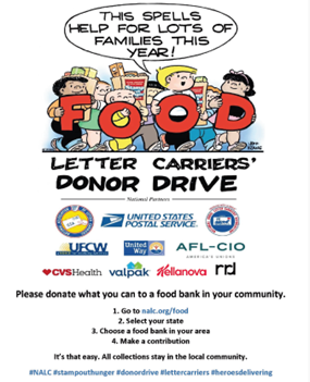 Stamp Out Hunger Food Drive Kick-Off