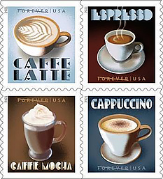 Espresso Drinks Forever Stamps