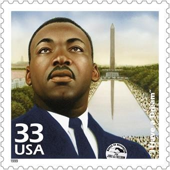 Martin Luther King, jr stamp