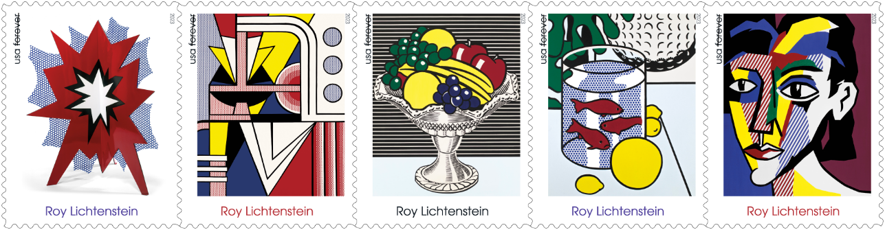 Roy Lichtenstein Stamps