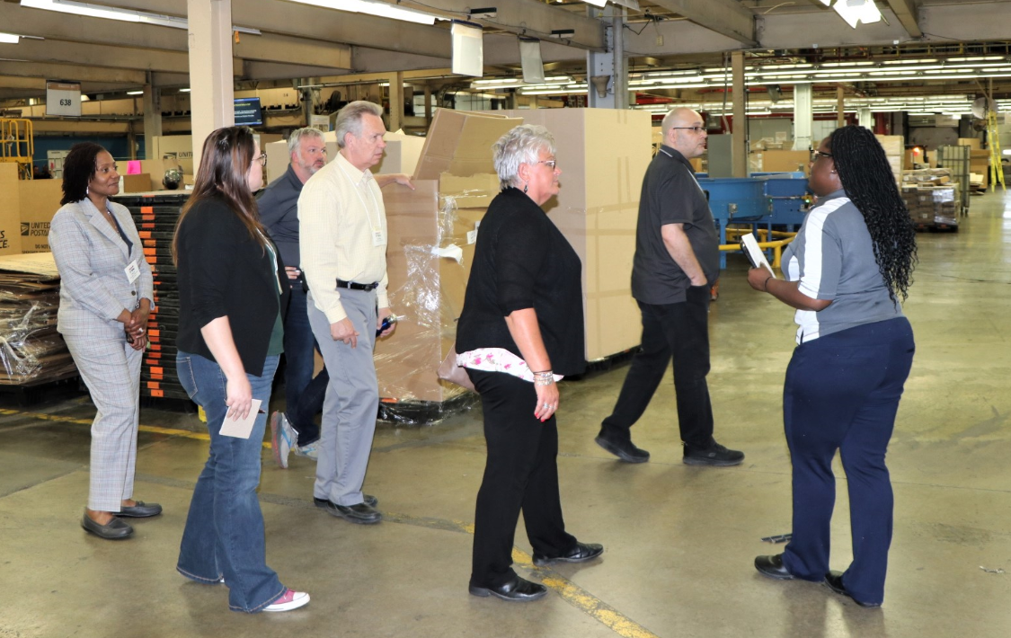 USPS postal facility tour