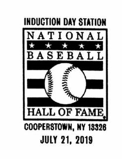 National Baseball Hall of Fame Induction Day postmark