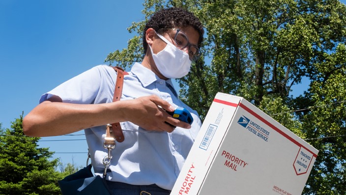 Scanning Priority mail