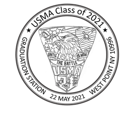 West Point graduation pictoral postmark