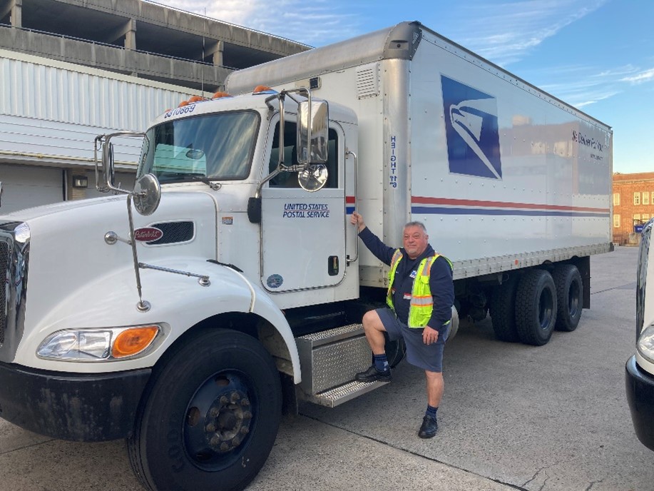 A USPS Truck Driver