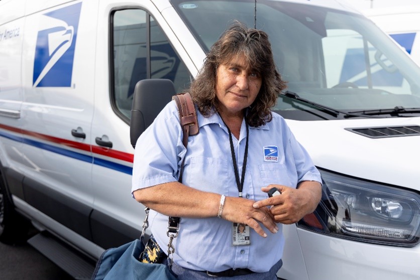 Hicksville, NY, Letter Carrier Diana Villatoro.
