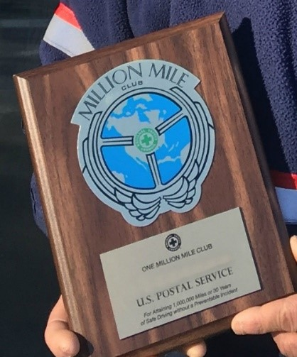 National Safety Council’s Million Mile Award