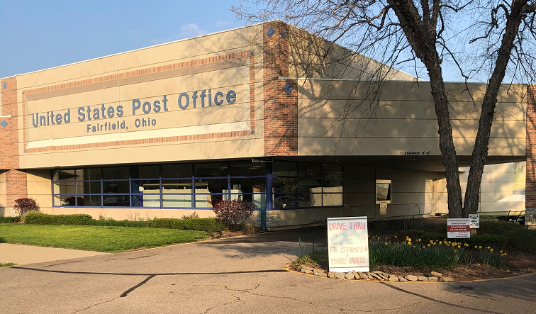 Fairfield Post Office opens drive-thru service