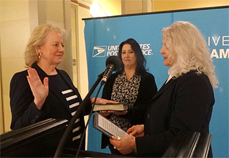  Postmaster Marcia Titus is sworn in as Oklahoma City’s 30th Postmaster