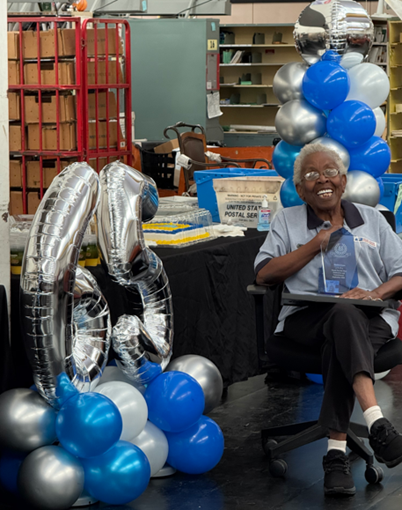 USPS Clerk Martha Lane honored for 65 years of service