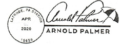 Arnold Palmer postmark