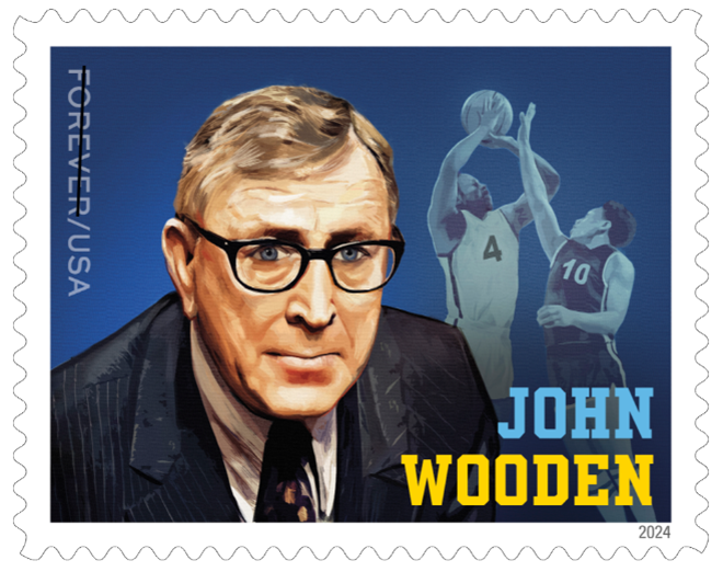 U.S. Postal Service to Release Stamp Honoring John Wooden
