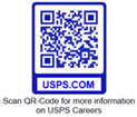 Scan QR Code for USPS Career opportunities
